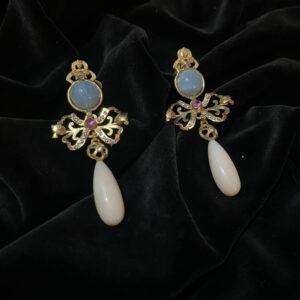 Pendientes de coral piel de ángel